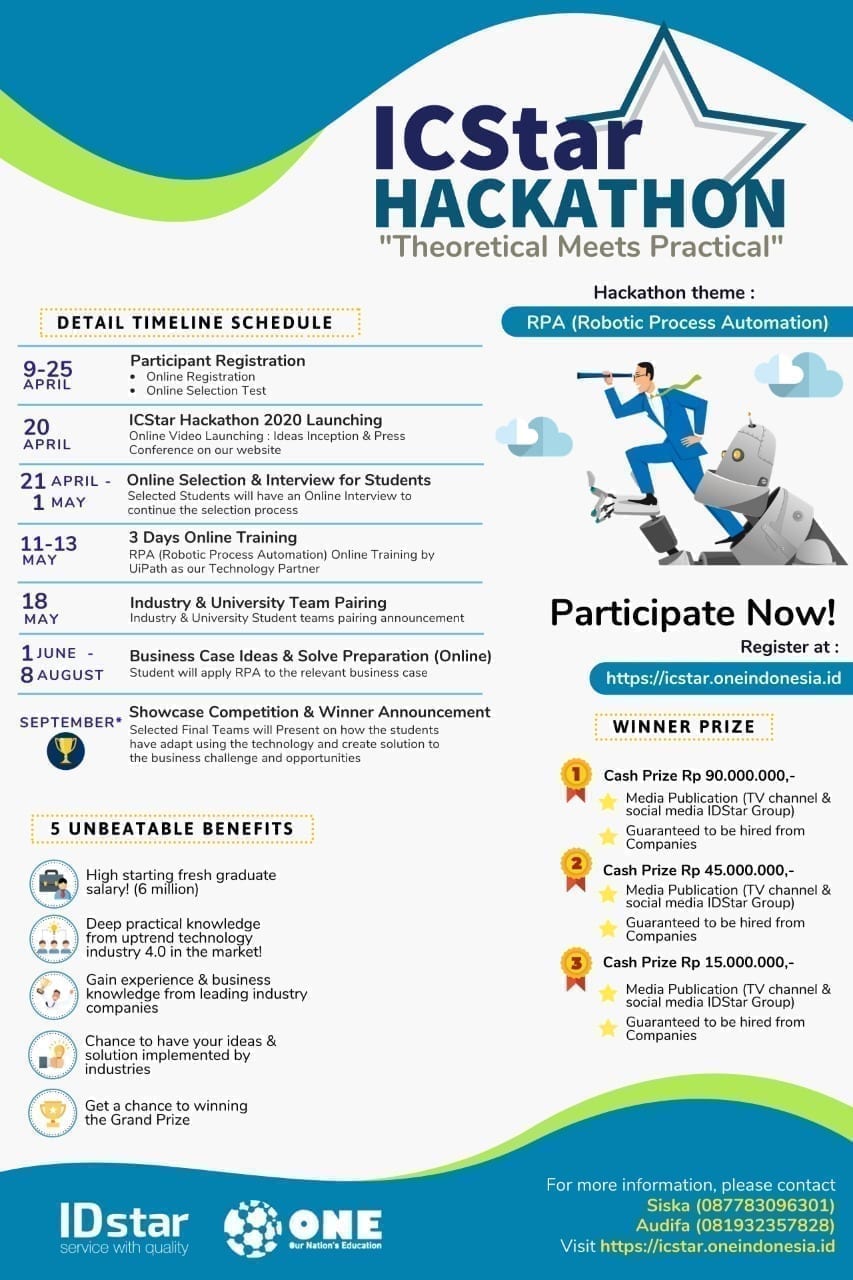 Icstar Hackaton S1 Teknik Telekomunikasi Telkom University